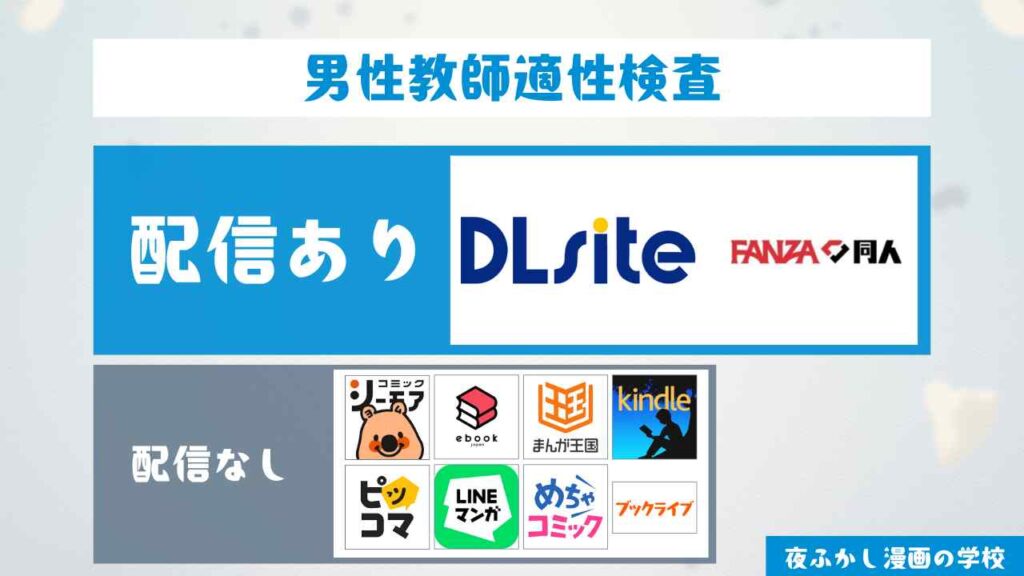 『男性教師適性検査』をDLsiteで無料で読む方法