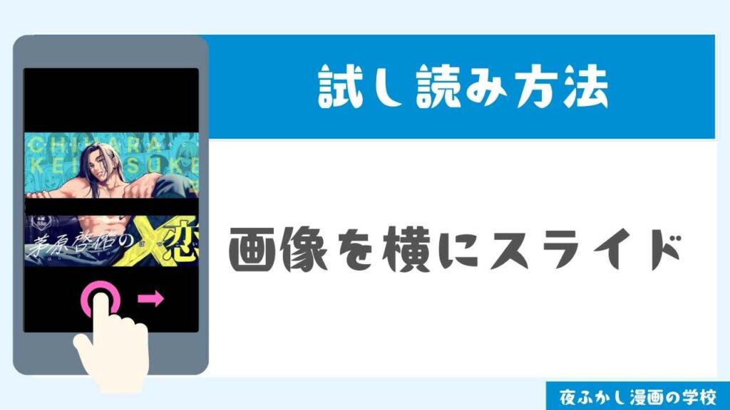 画像を横にスライド