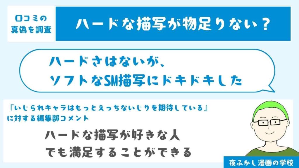 ソフトなSM描写にドキドキした