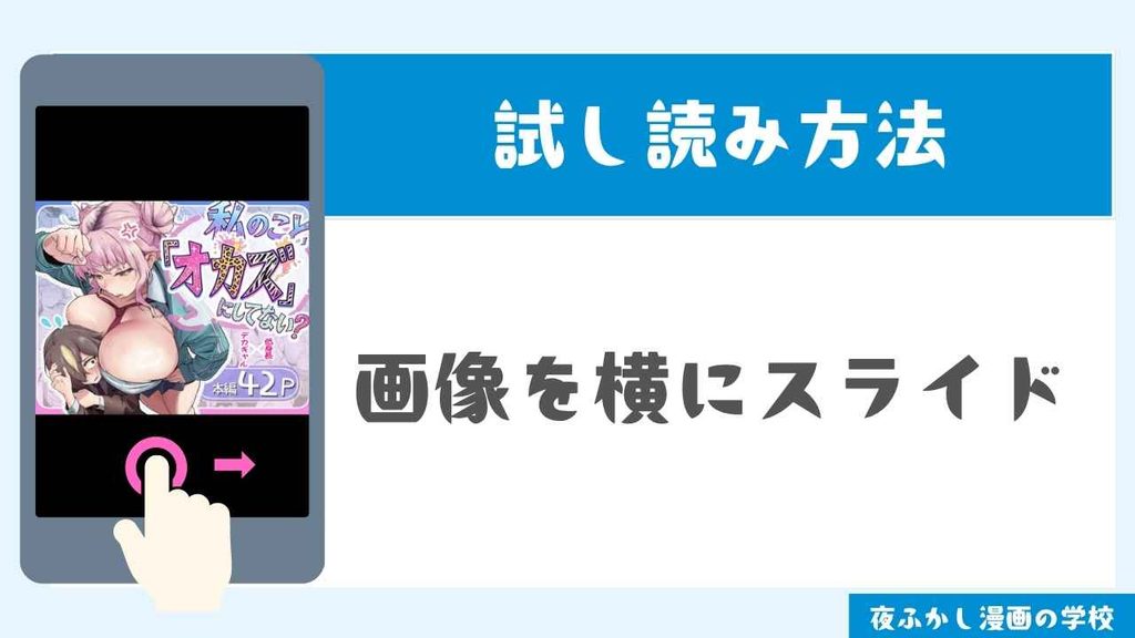 DLsiteで試し読みする手順3