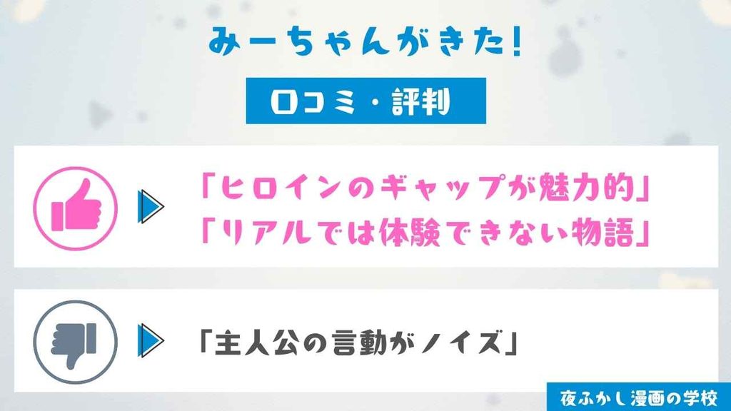 『みーちゃんがきた!』の口コミ