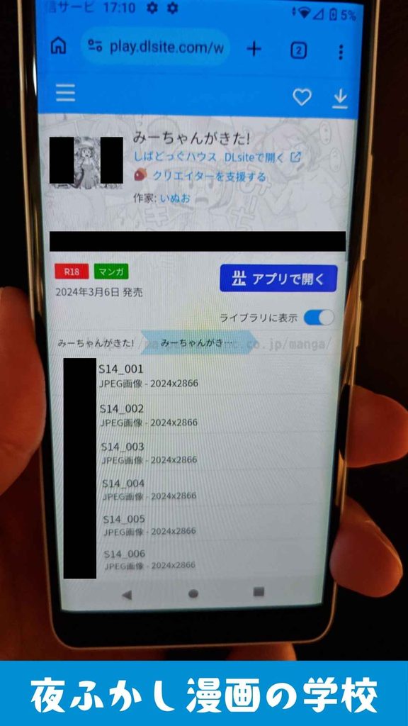 『みーちゃんがきた!』を実際に購入して読んでいる写真